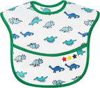 Accmor Baby Bibs, Waterproof Baby Toddler Bibs, Apron Smock Bib - Image 2
