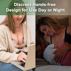 haakaa Wearable Shell Breast Pump 2-in-1 Hands-Free & Passive Silicone Milk - Image 5
