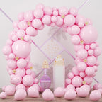 90pack Light Pink Balloons Different Size 18/12/10/5 Inch Pastel Pink Balloon by Voircoloria