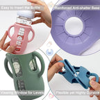 4 Pack Silicone Sleeves for Avent Natural Glass Baby Bottles, Anti Breakage - Image 6