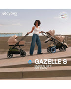 Cybex e-Gazelle S Electronic Assist Stroller – Gazelle S Single-to-Double - Image 2