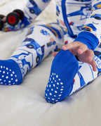 Bamboo Viscose Baby Convertible Footie Pajama, Zipper Pajamas - Image 4