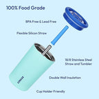 Candy Tumbler, 12 oz Kids Insulated Stainless Steel Water Bottle - Image 4