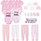 Newborn Layette Gift Set Bodysuits Pants by MAMIMAKA