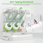 Baby Bottle Drying Rack for 6 Bottles, Vertical Cup Drying Holder, Space Saving - Image 8