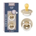 BIBS Pacifiers Colour Collection | Natural Rubber Baby Pacifier | Round Nipple by BIBS