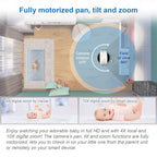 VTech RM7764-2HD Smart WiFi 2 Camera BabyMonitor, 360° Pan&Tilt, 10X Zoom - Image 4