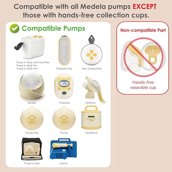 Maymom MyFit Comfy Series 22 mm Two-Piece Design Breastshield Compatible - Image 7