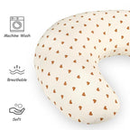 Hooyax Muslin Nursing Pillow Cover, Feeding Pillow Slipcover - Image 6