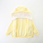 Baby Hoodie Sherpa Lined Zip up Light Fleece Jacket Solid Bear Coat Fall Winter - Image 2