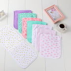 Hakochia Burp Cloths for Baby Boy & Girl Organic Cotton Large Unisex Burp - Image 6