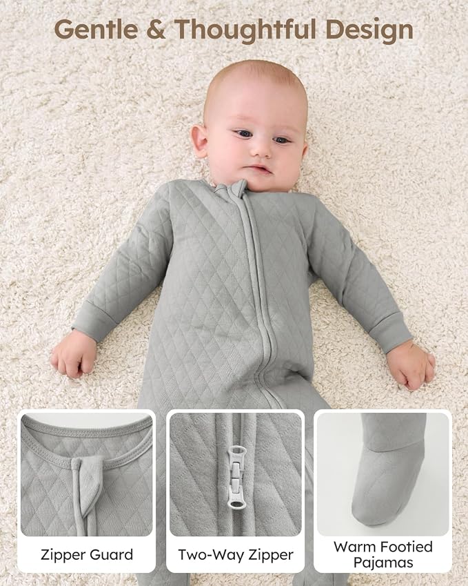 Yoofoss Baby Pajamas Organic Cotton Baby Sleepers - Image 5