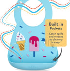 Nuby On The Go Silicone 3D Bib - Image 3