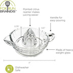 Fox Run Glass Manual Heavyweight Juicer - Image 6