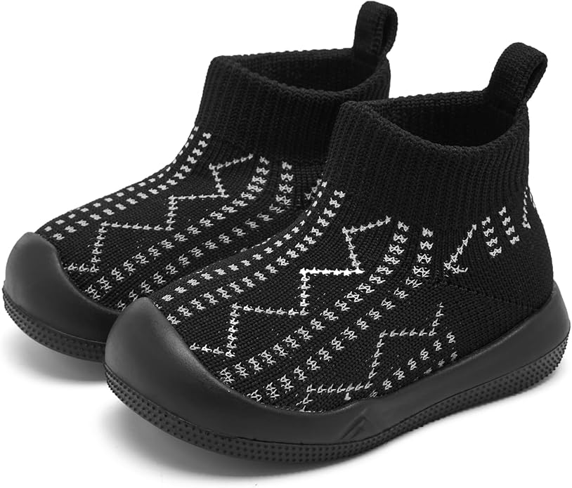 Baby Non Slip Socks Shoes Boys Girls Soft Slip On Sneakers Protection Toe by Fahrerliebe