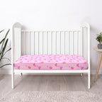 UOMNY Crib Sheet, Strawberry Bow Crib Sheets Baby Sheet - Image 4