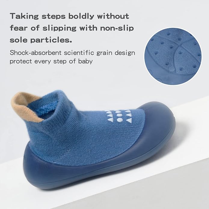 Baby Sock Shoes Baby Walking Shoes Infant Non-Slip Breathable Slippers - Image 3