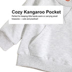 Toddler Boy Fall Outfit 2-piece Baby Boy Solid Color Cotton Clothes Infant Long - Image 3