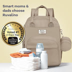 RUVALINO Diaper Bag Backpack-Multifunction Baby Travel Bag - Image 7