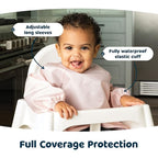 Tiny Twinkle Long Sleeve Bib for Babies & Toddlers – 2 Pack Waterproof Smock - Image 7