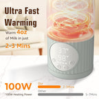 Portable Bottle Warmer for Breast Milk, Formula or Water 13oz Large Capacity - Image 2