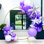 90pack Purple Balloons Different Size 18/12/10/5 Inch Purple Balloon Garland - Image 7