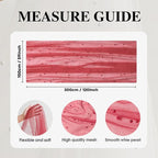 Artoid Mode Pearl Red Gauze Table Runner 59x120 Inch, Seasonal Sheer Kitchen - Image 7