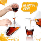 Meanplan 100 Pcs Plastic Pouches Bulk Reusable Squeeze Pouches Clear Plastic - Image 3