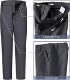 Boy's Suit Formal Slim Fit 5 Pieces Suit Set Blazer Vest Pants - Image 5