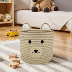 Bear Basket for Nursery, Baby Shower Baskets, Baby Baskets for Storage - Image 7