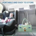 Maliton Baby Diaper Caddy, Nursery Storage Bin & Car Organizer - Image 5