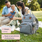 BabbleRoo Diaper Bag Backpack - Image 6