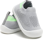 Baby Walking Shoes Toddler Girl Boy Soft Sole Breathable Cotton Canvas Shoes by Charrost