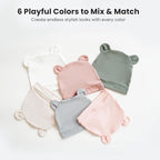 Konssy 6-Pack Baby Newborn Hats - Image 7