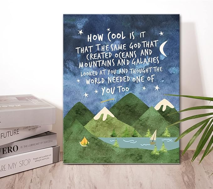 Same God Creation Wall Art, Mountain Wall Art - Image 5