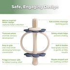 haakaa Silicone Teething Toy, Nipple-Shaped End - Image 5