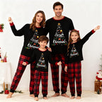 Awoscut Christmas Family Matching Pajamas Christmas Pjs Holiday Nightwear - Image 4