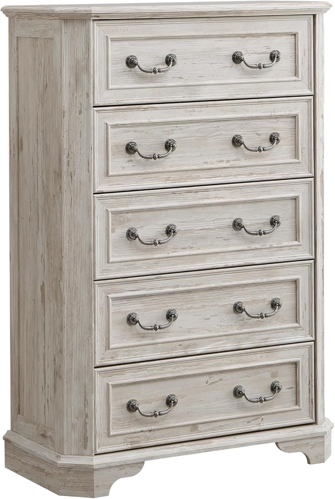 T4TREAM Farmhouse 5 Drawers Dresser - Image 5