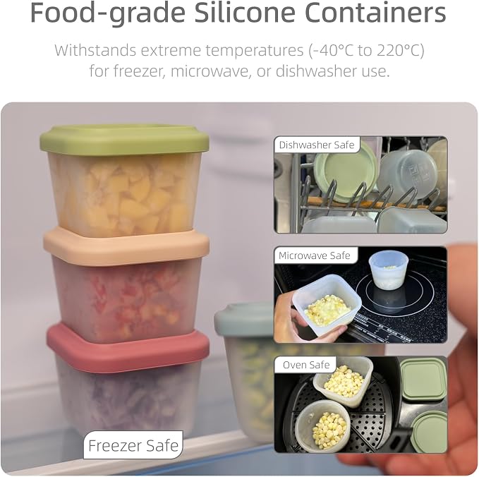 Silicone Food Storage Containers - Image 4