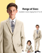 Boys’ Formal Suit 5 Piece Set, Toddler Tuxedos - Image 3