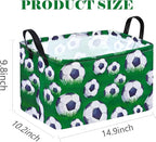 Rectangle Football Pattern Kids Gift Storage Basket Shelf Storage Basket - Image 7