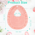 Accmor Muslin Baby Drool Bibs 6 Pack Baby Bandana Drool Bibs Soft Cotton Baby - Image 3