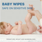 BEBESUP-Korea’s #1 Sensitive Baby Wipes -Hypoallergenic Water-based Unscented - Image 3