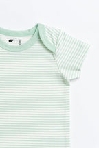 MONICA + ANDY Baby Organic Short Sleeve Jack + Jill Bodysuit - Image 6