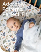 Premium Fitted Baby Boy Crib Sheets - Image 2