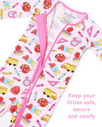 Bamboo Viscose Convertible Baby Footies Pajamas, footies - Image 5