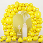 90pack Yellow Balloons Different Size 18/12/10/5 Inch Yellow Balloon Garland by Voircoloria