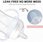 Sippy Cup Conversion Kit for Philips Avent Natural Baby Bottles, Soft Straw top - Image 5