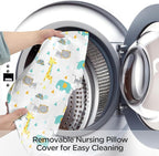 Little Grape Land Nursing Pillow, Upgraded Breast Feeding Pillow - Image 6