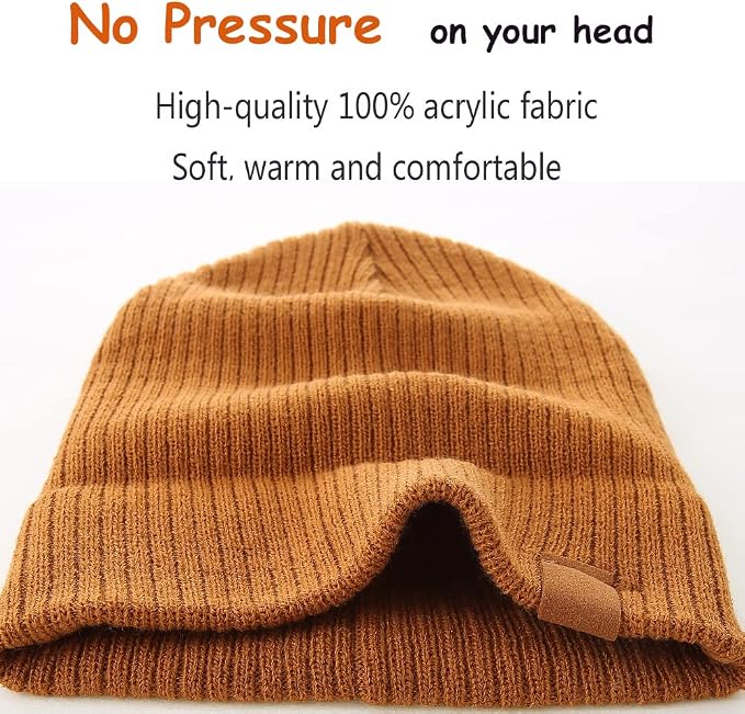 LMLALML Beanie for Toddler Boys Elegant Baby Beanie Knit Winter Hat for Kids - Image 5